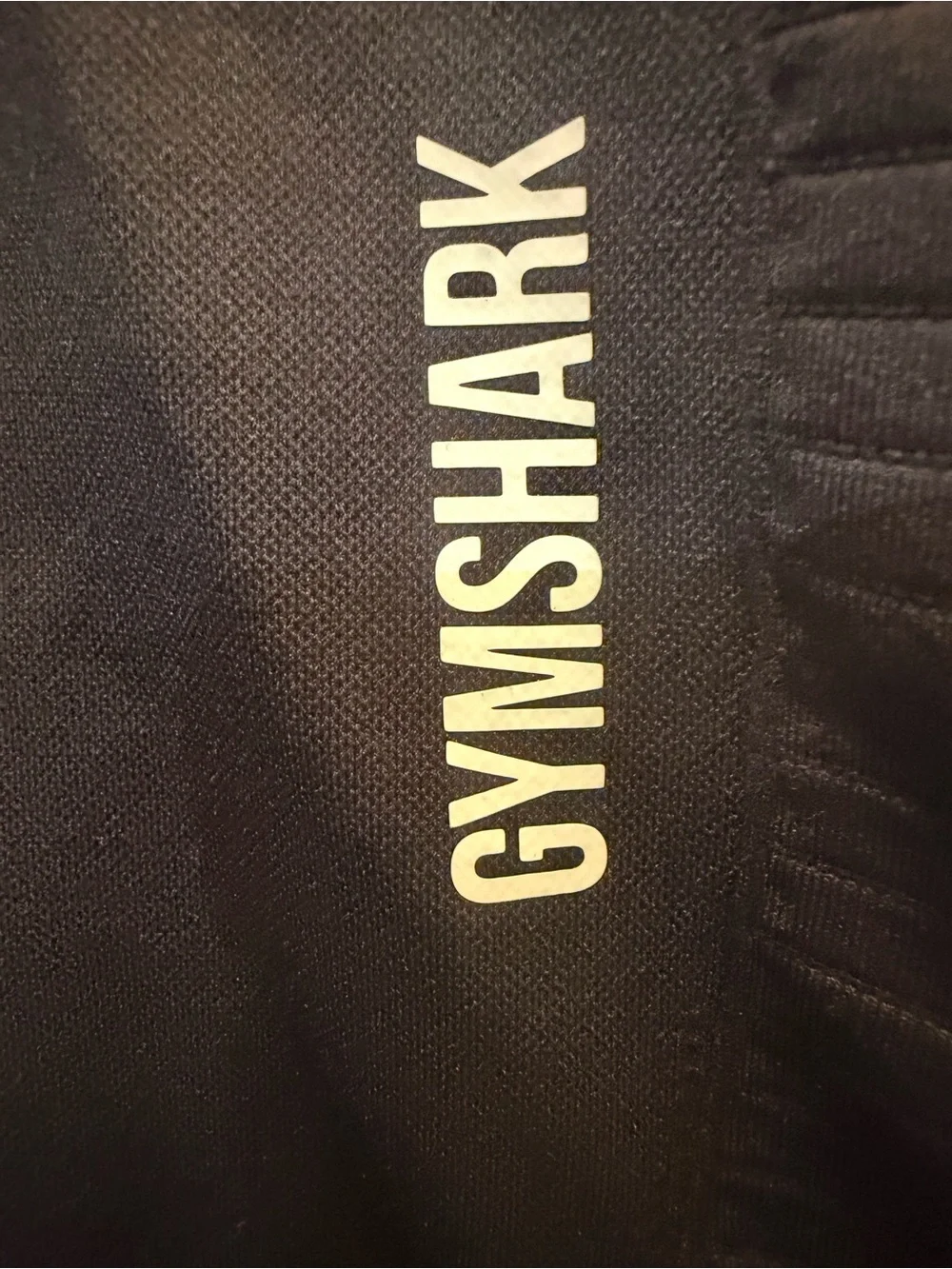 Gymshark Black High-Waist Bike Shorts with Side Texture